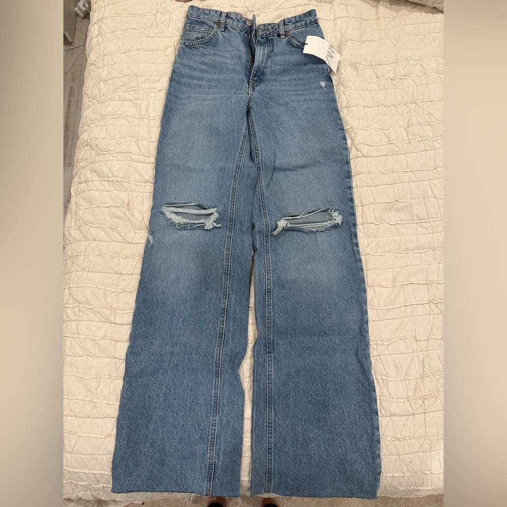 Zara wide leg jeans